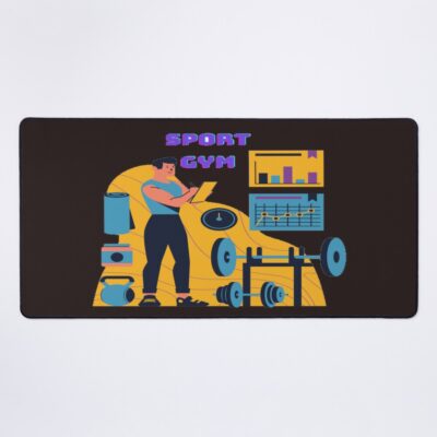 Sport Gym Fitness Mouse Pad Official Fitness Merch