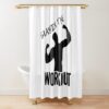 Conquering Fitness: Slayin' The Workout Routine Shower Curtain Official Fitness Merch