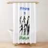 Fitness Is A Lifestyle. Shower Curtain Official Fitness Merch