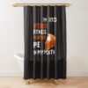 Im Into Fitness Fitness Pumpkin Pie In My Mouth Funny Shower Curtain Official Fitness Merch