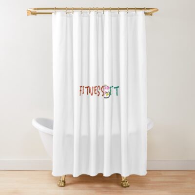 Fitness Gift Shower Curtain Official Fitness Merch