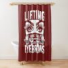 Lifting More Than Just Eyebrows - Female Fitness Shower Curtain Official Fitness Merch