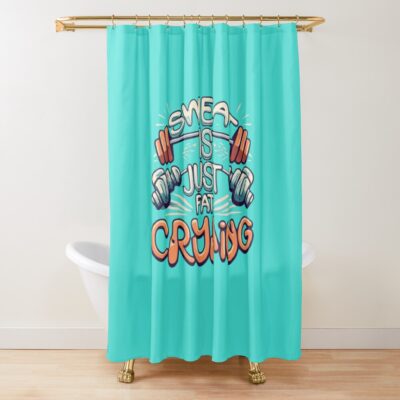 Gym Workout Gyms Near Me Fitness Center Shower Curtain Official Fitness Merch