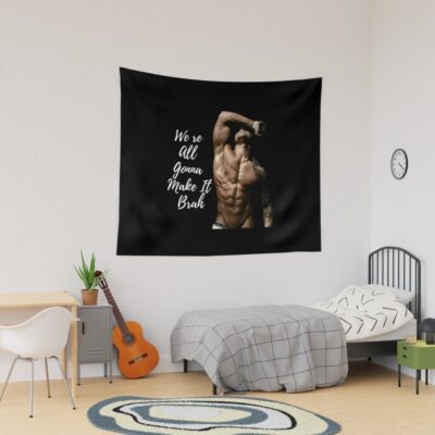 Zyzz Pose Motivation Fitness Tapestry Official Fitness Merch