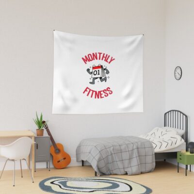 Monthly Fitness, Fitness Instructor Tapestry Official Fitness Merch